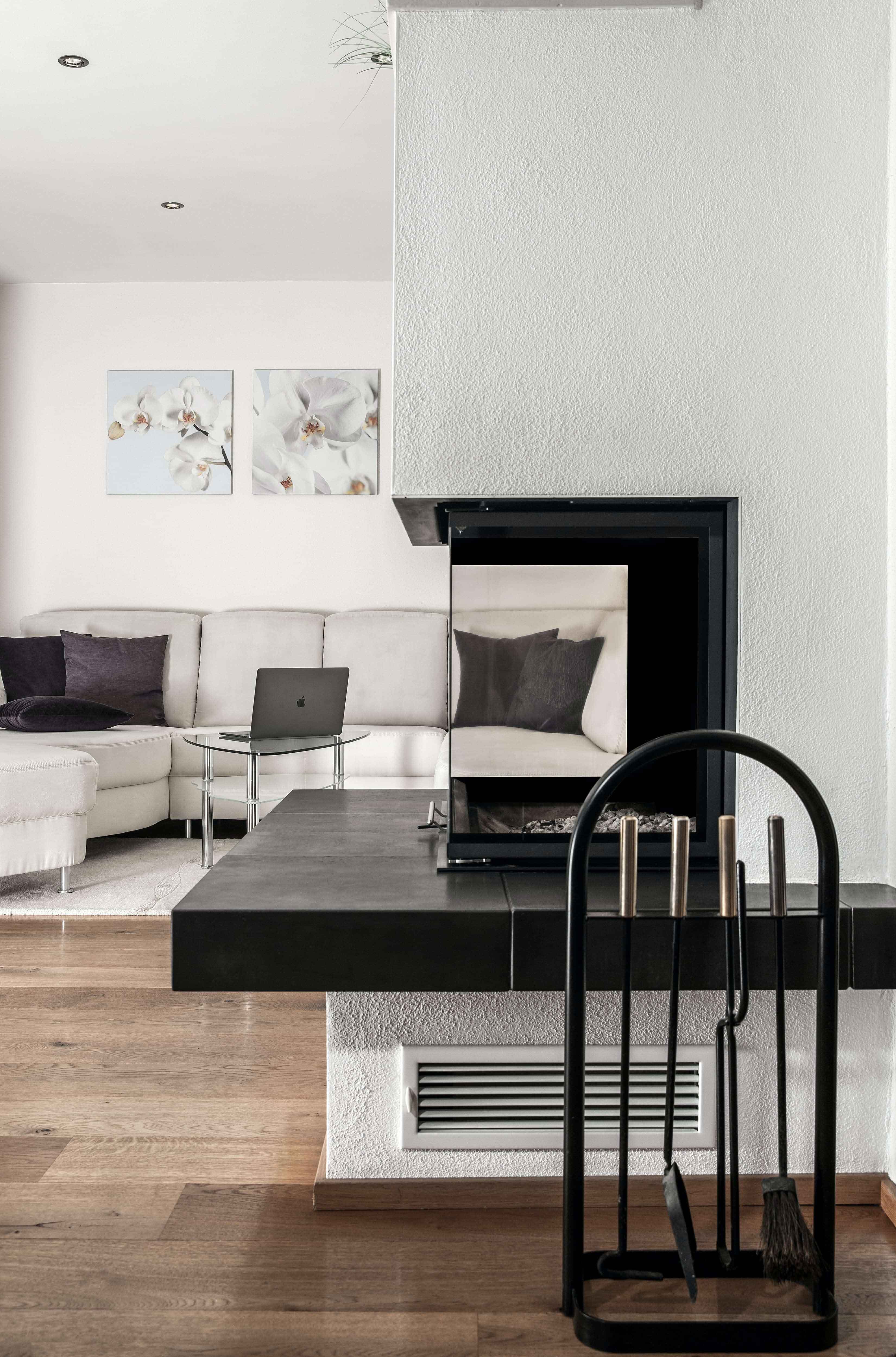 Haardvuur in luxe residentie